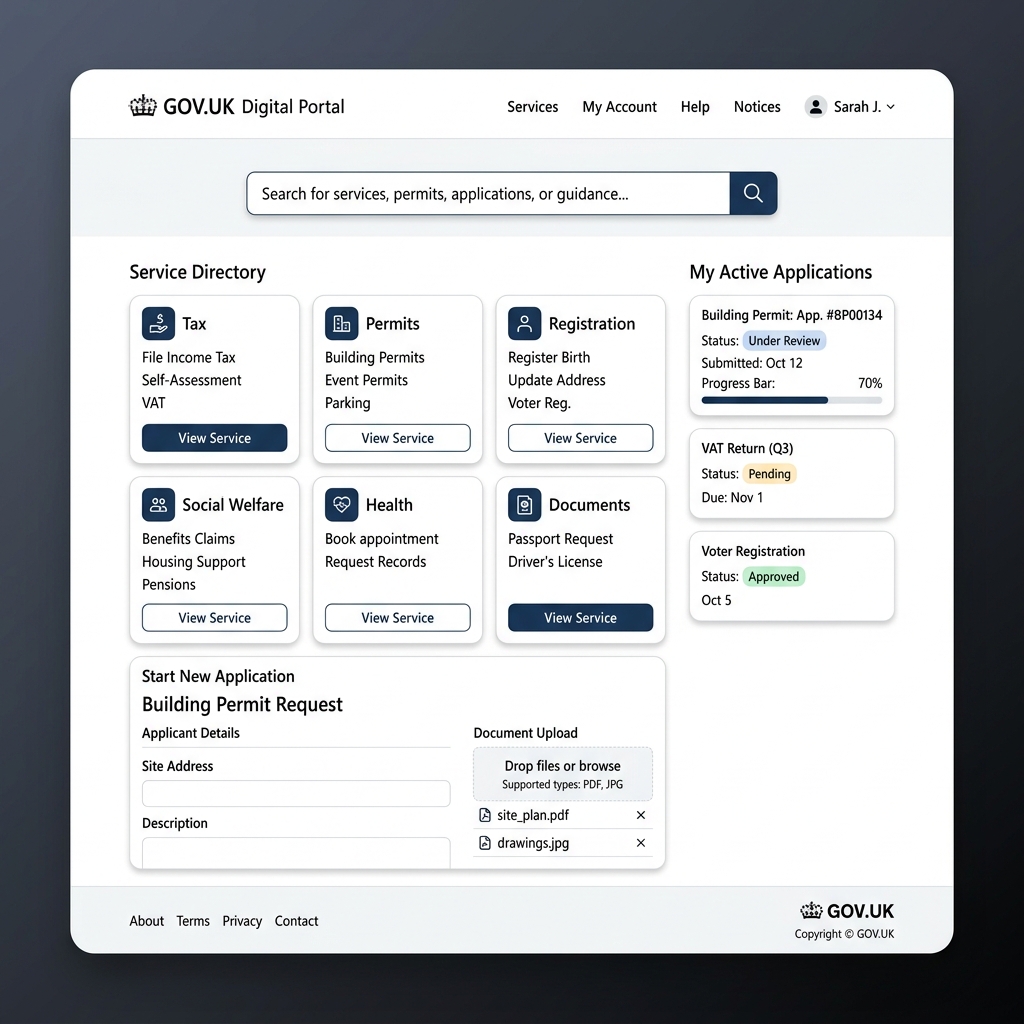 Civic Services Portal